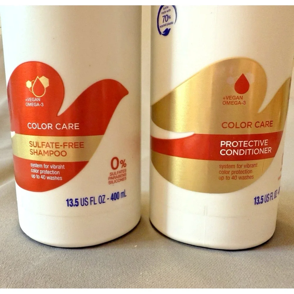 DOVE‎ Love Your Shine Color Care Sulfate Free Shampoo & Conditioner 13 fl oz - Picture 2 of 4